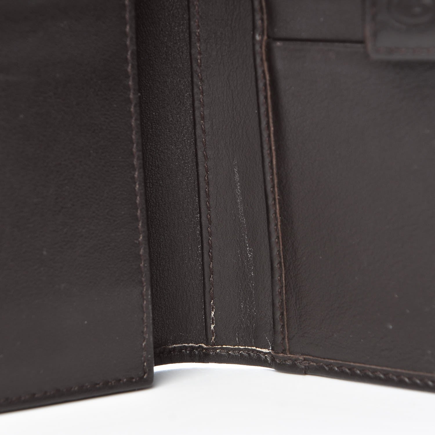 Gucci Guccissima Eclipse Continental Flap Wallet Dark Brown 8 of 9