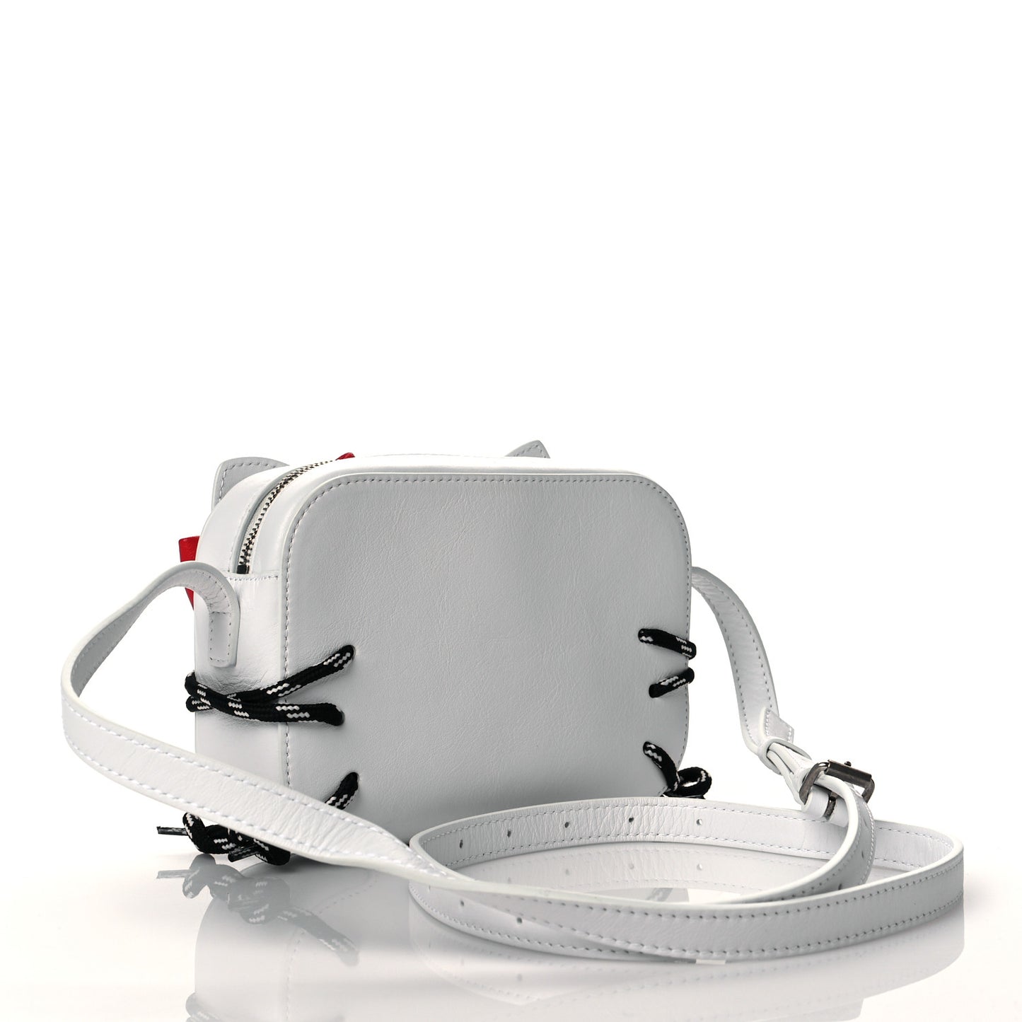 Calfskin Hello Kitty Camera Bag XS Optic White
