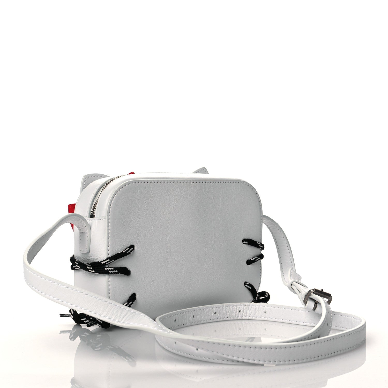 Balenciaga Calfskin Hello Kitty Camera Bag XS Optic White 3 of 10