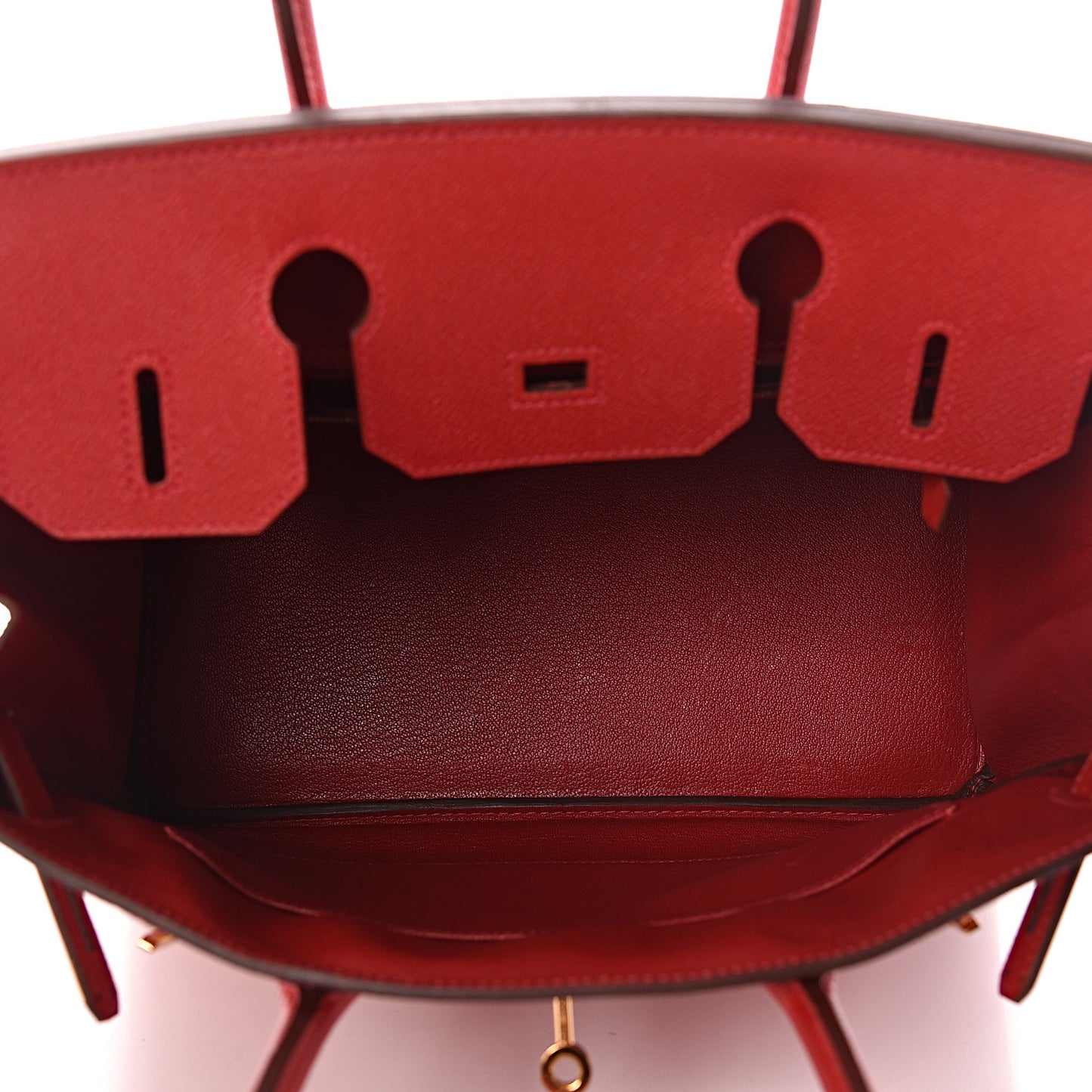 Epsom Birkin 30 Rouge Casaque