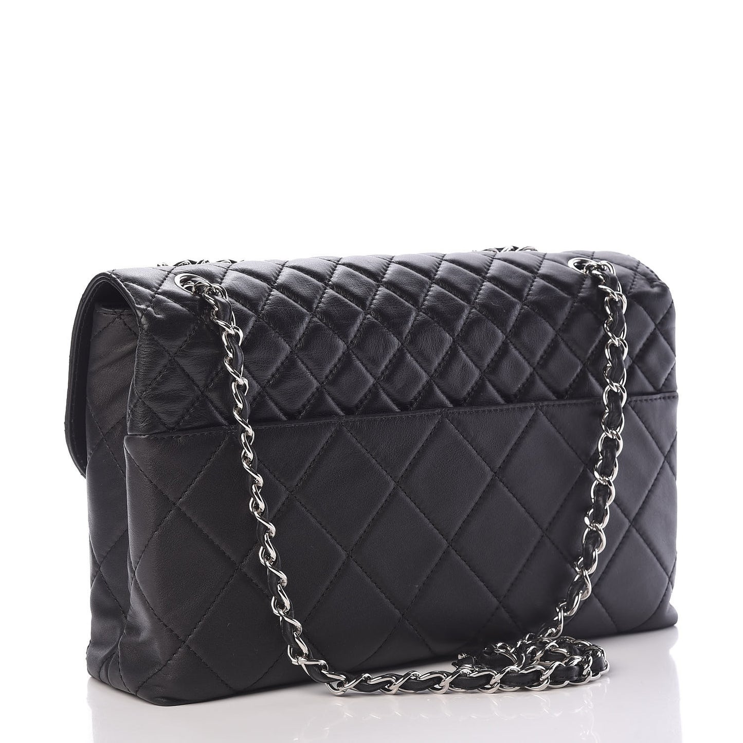 Calfskin Quilted In The Business Flap Bag Black