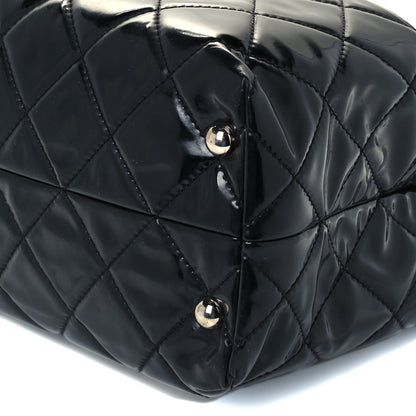 Chanel Vinyl Quilted Large In The Business Tote Black 9 of 10