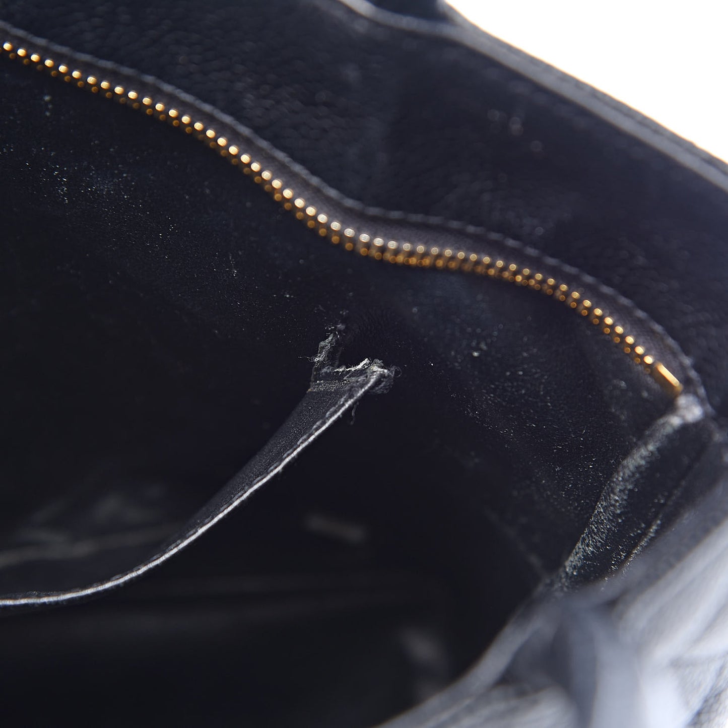 Caviar Medallion Tote Black