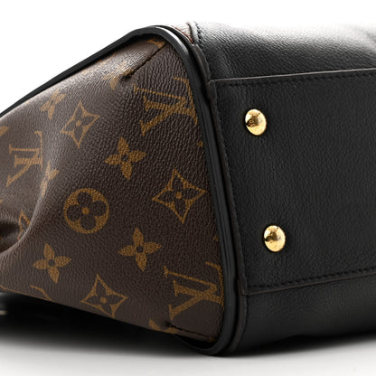 Louis Vuitton Calfskin Monogram Kimono Tote Black 9 of 10