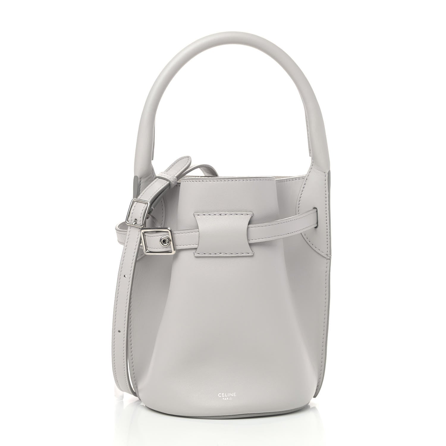 Celine Smooth Calfskin Nano Big Bag Bucket Light Grey 1 of 4