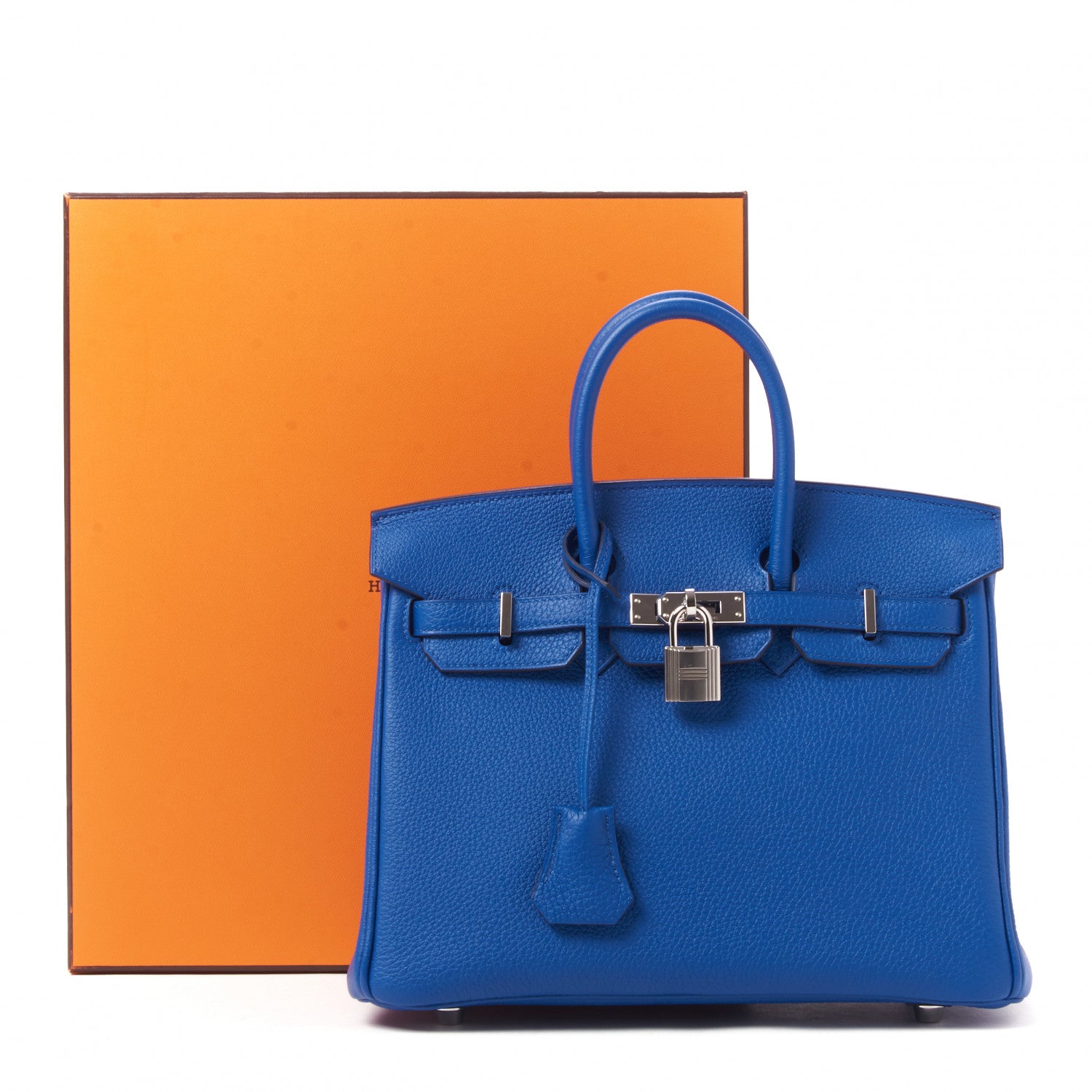 Hermes Togo Birkin 25 Bleu France 29 of 29
