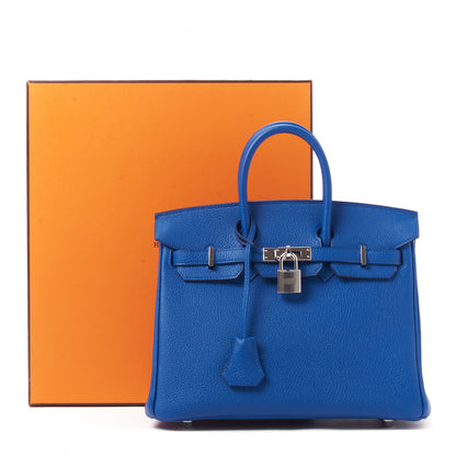 Hermes Togo Birkin 25 Bleu France 29 of 29