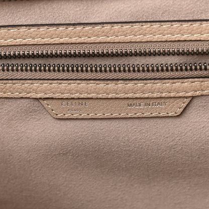 Celine Drummed Calfskin Mini Luggage Dune 5 of 10