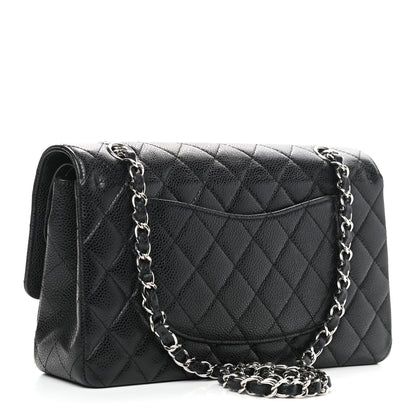 Chanel Caviar Quilted Medium Double Flap Black 2 of 9