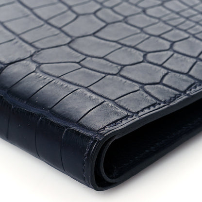 Hermes Matte Alligator MC2 Copernic Compact Wallet 9 of 11