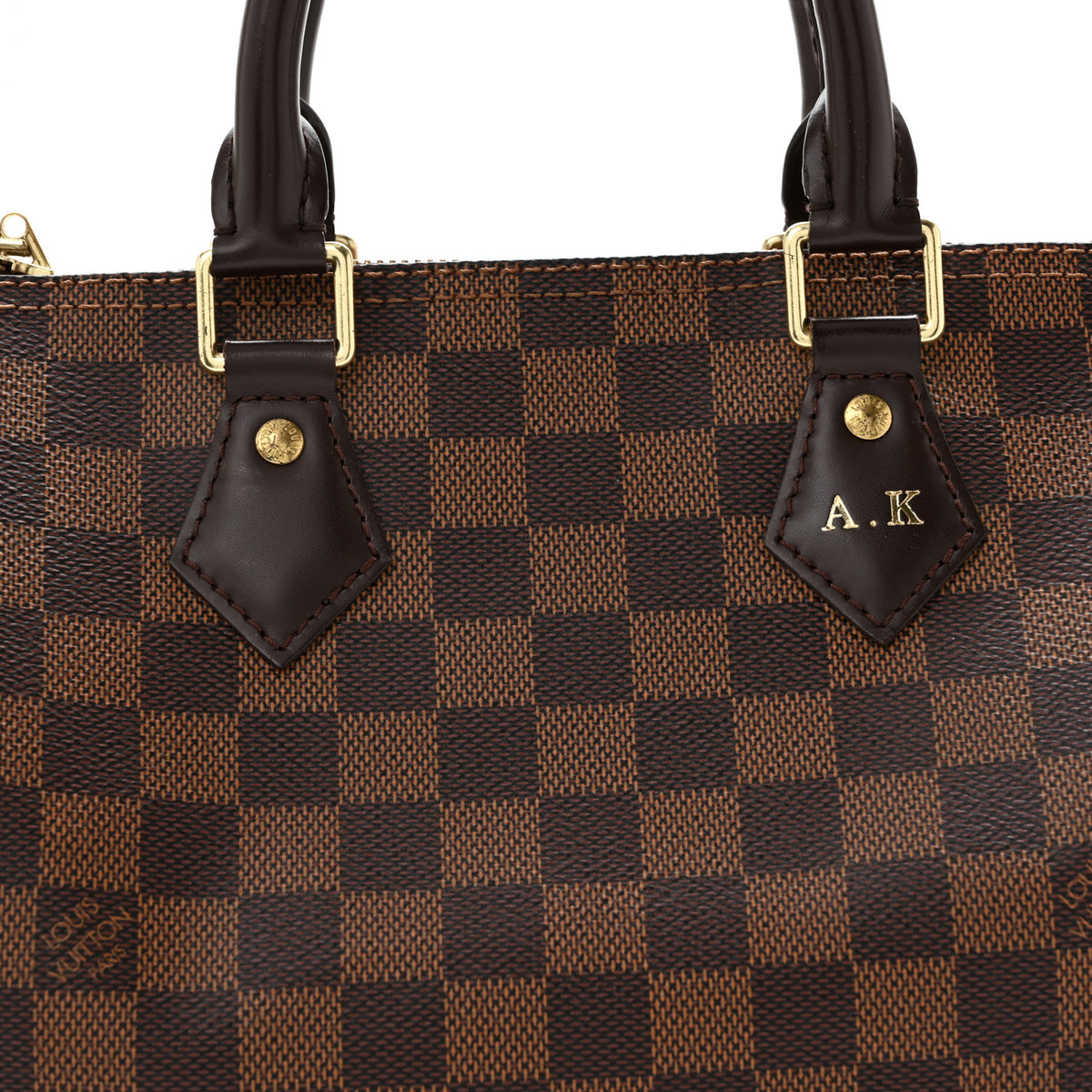 Louis Vuitton Damier Ebene Speedy Bandouliere 25 7 of 12