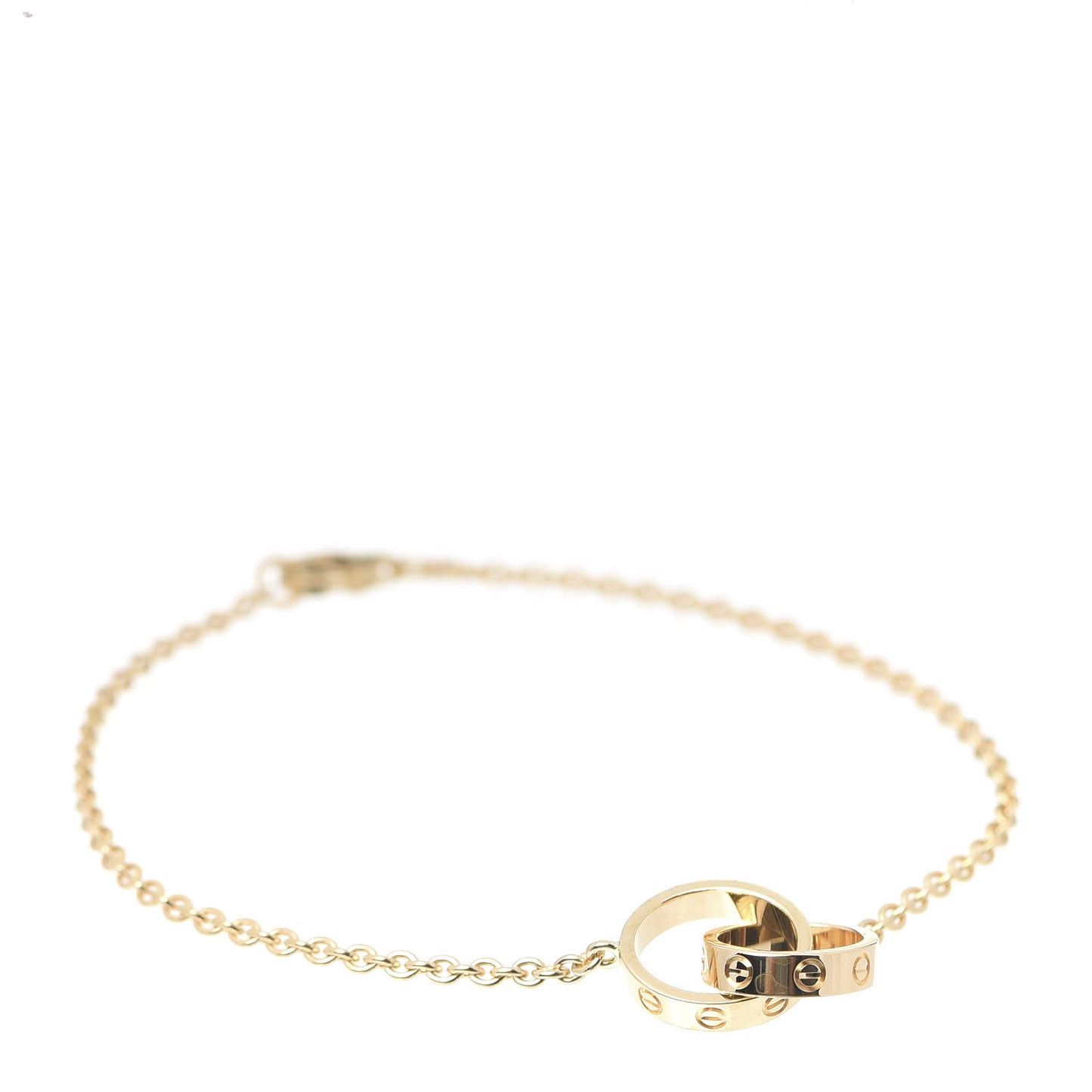 18K Yellow Gold Interlocking LOVE Bracelet