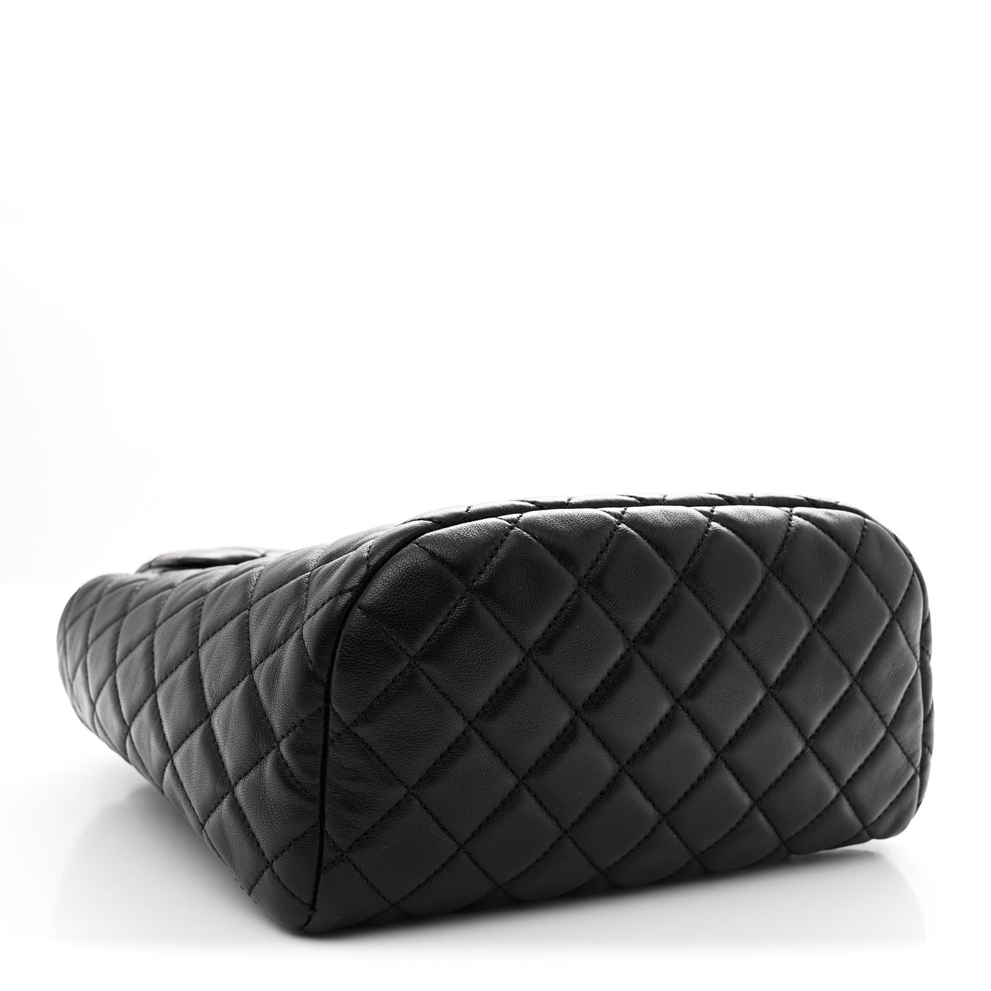 Lambskin Quilted Small Urban Spirit Backpack Black