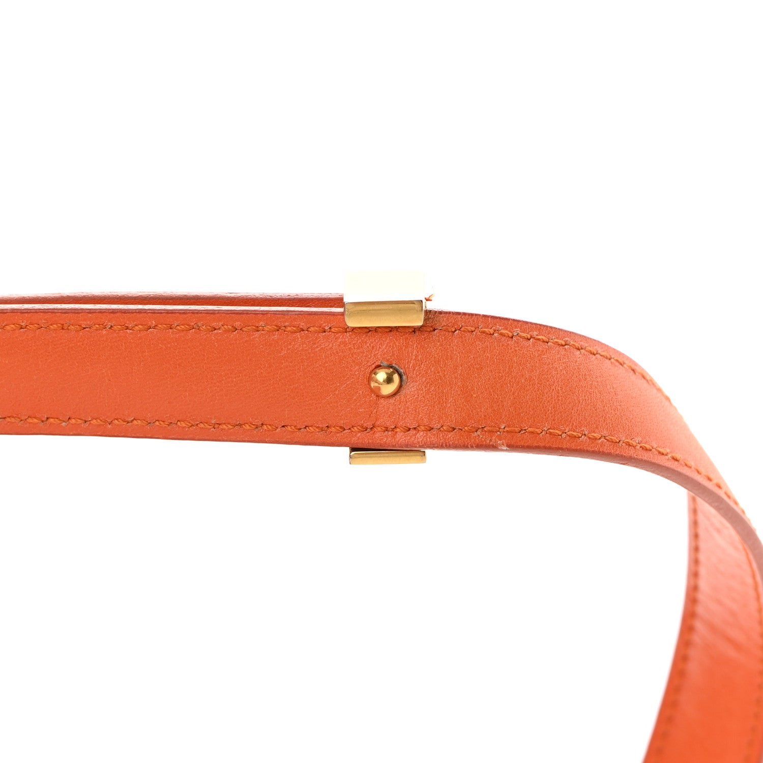 Celine Box Calfskin Medium Classic Box Flap Bag Orange 18 of 23