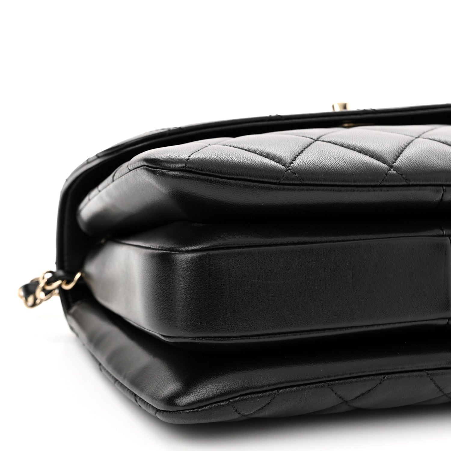 Chanel Lambskin Quilted Small Trendy CC Dual Handle Flap Bag Black 9 of 10