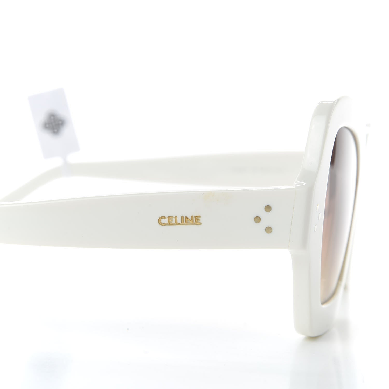 Celine Acetate Butterfly Sunglasses CL 40067I White 7 of 7