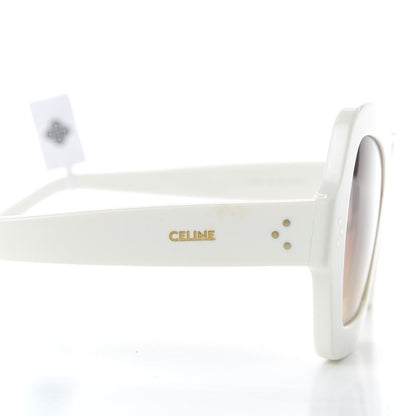 Celine Acetate Butterfly Sunglasses CL 40067I White 7 of 7
