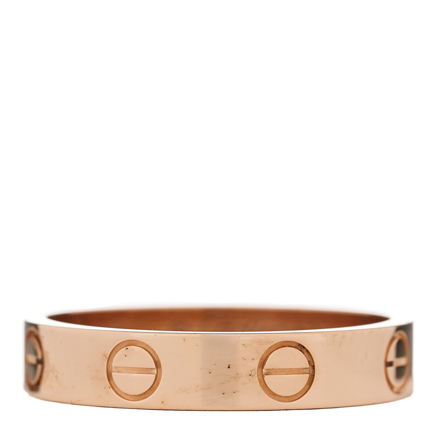 18K Pink Gold 3.5mm LOVE Wedding Band Ring 52 6
