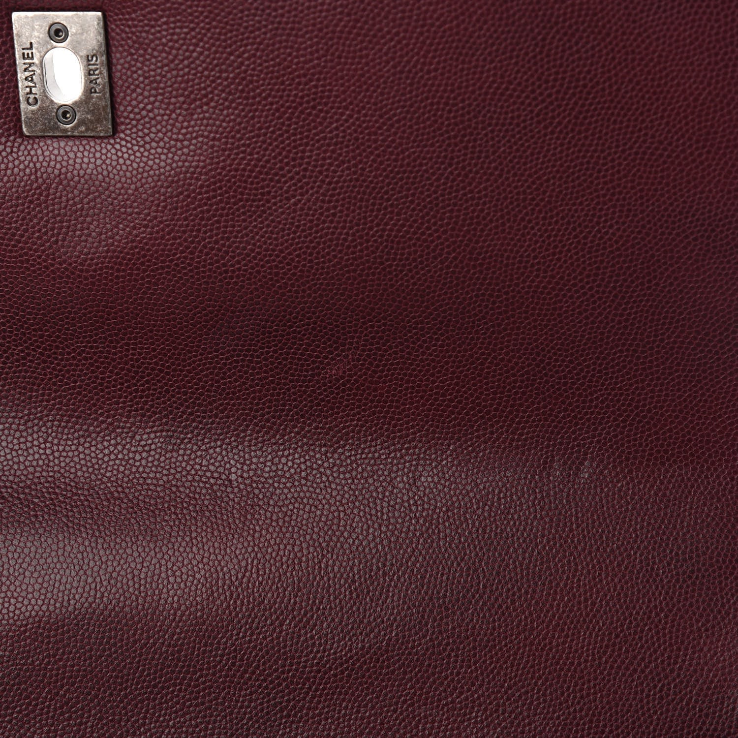 Chanel Caviar Quilted Medium Coco Handle Flap Burgundy 10 of 10