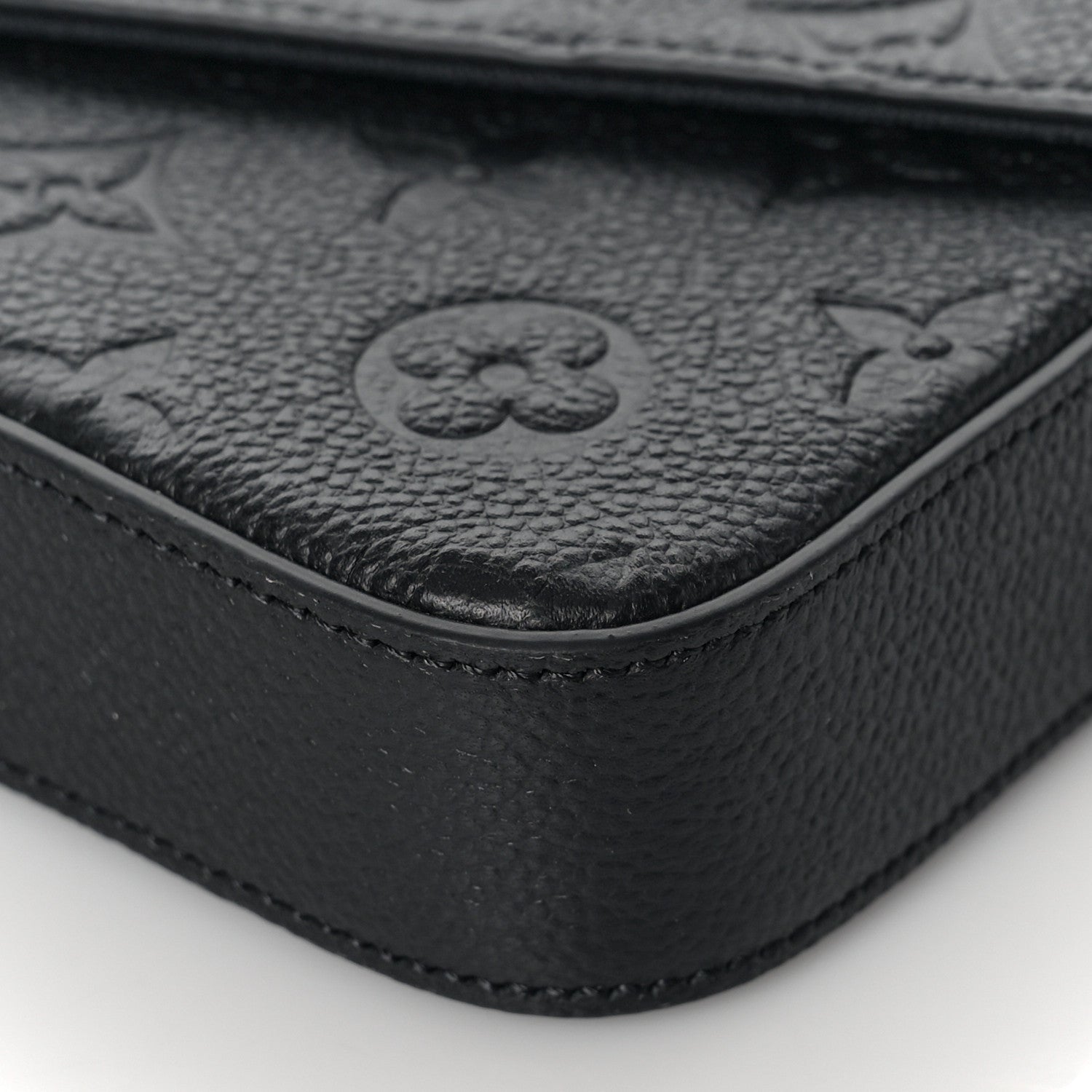 Louis Vuitton Empreinte Pochette Felicie Chain Wallet Black 11 of 11