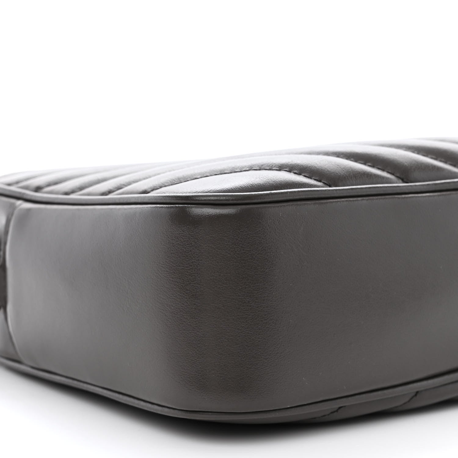 Saint Laurent Calfskin Matelasse Monogram Lou Camera Bag Dark Smog 9 of 14