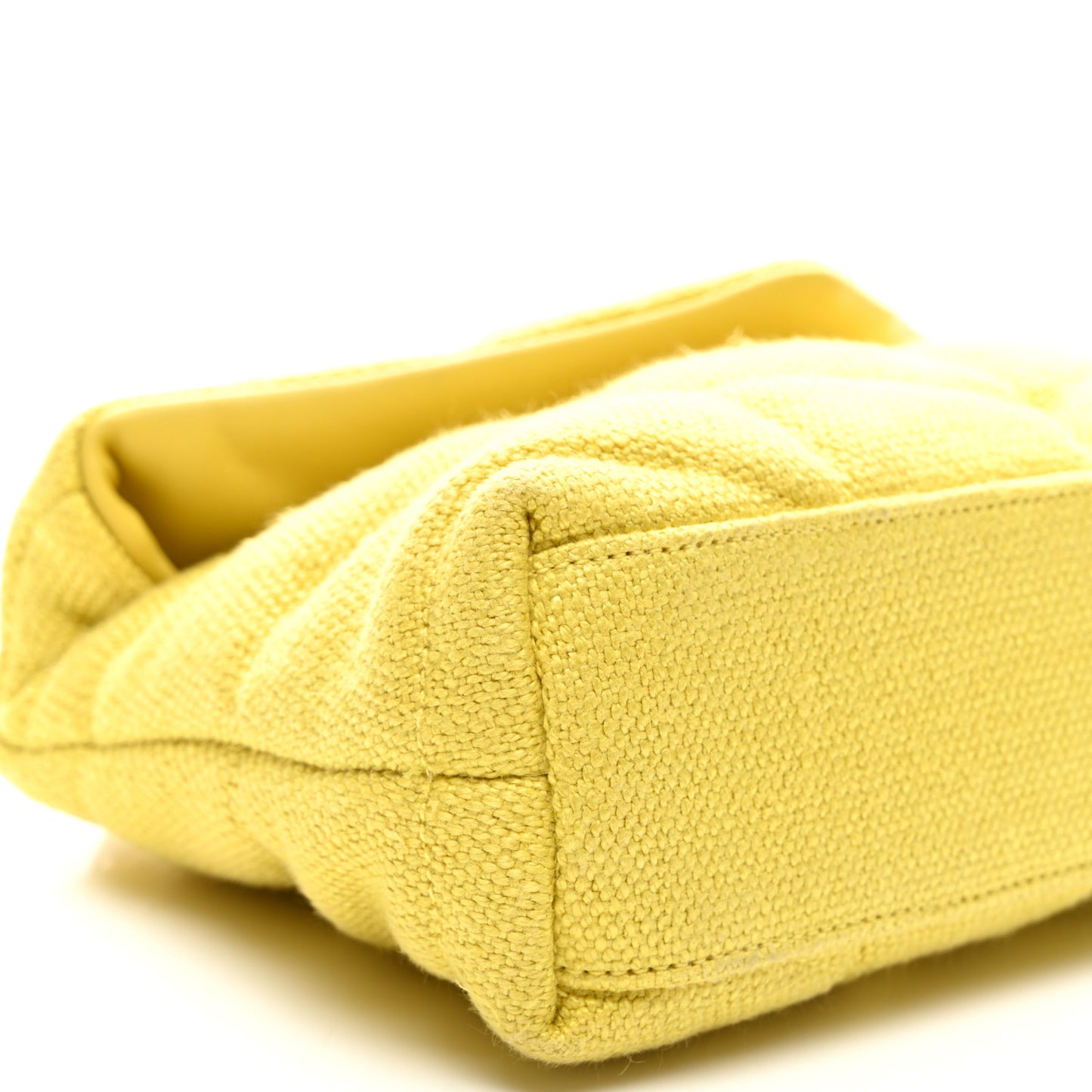 Canvas Quilted Toy Loulou Puffer Monogram Chain Satchel Jaune Citron