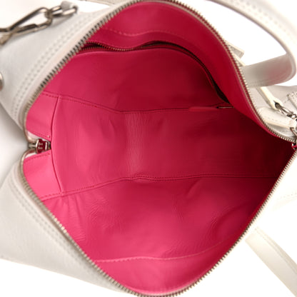 Balenciaga Calfskin S Triangle Duffle White 5 of 14