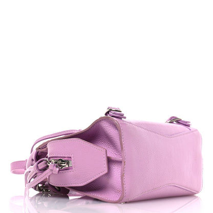 Balenciaga Grained Calfskin Neo Classic Silver Hardware Mini City Lilac 4 of 13