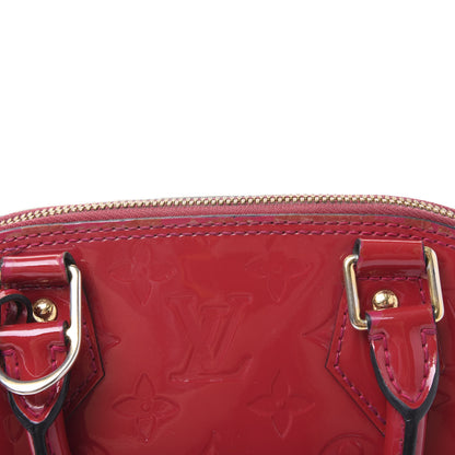Louis Vuitton Vernis Alma BB Rose Indien 9 of 14