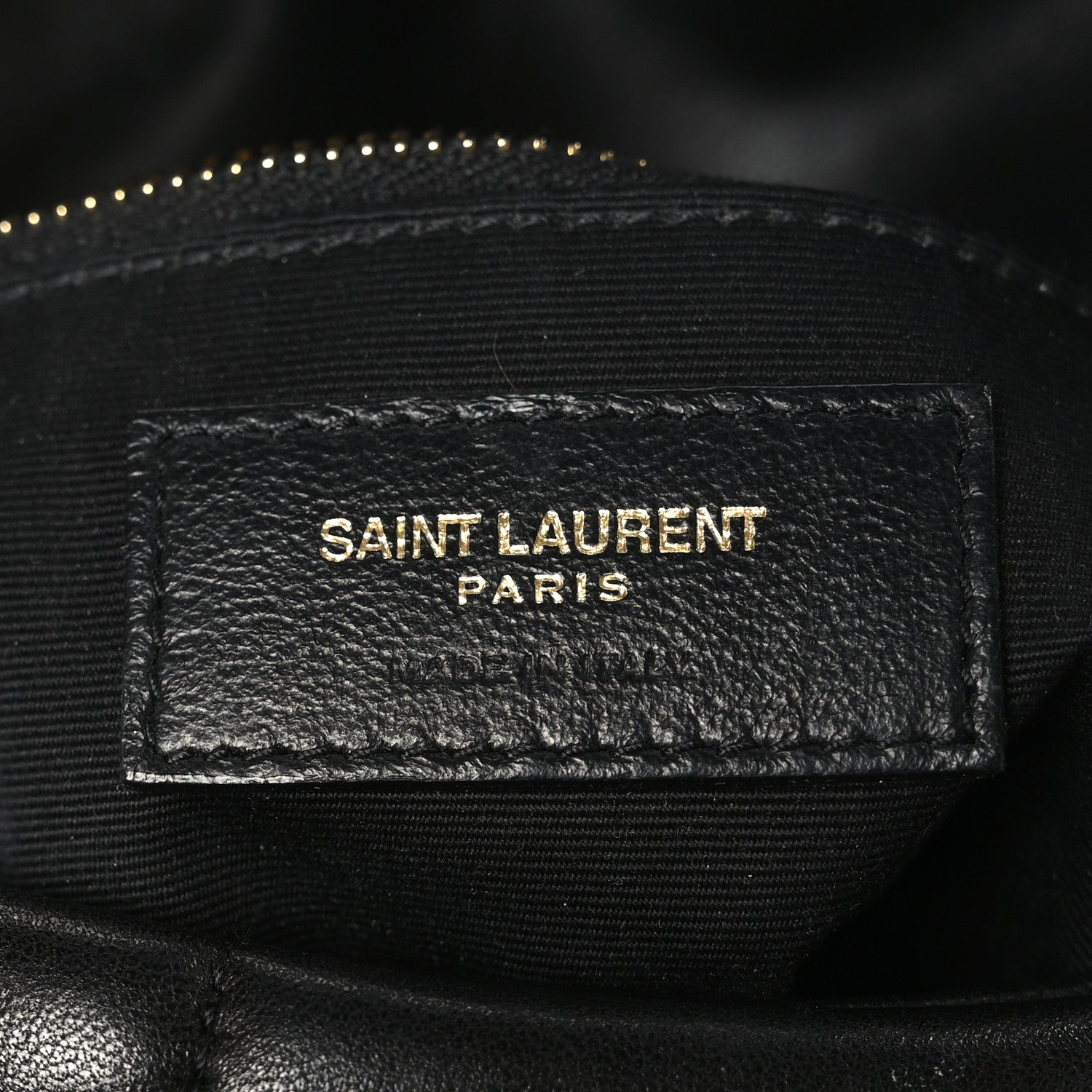 Saint Laurent Lambskin Quilted Small Loulou Puffer Monogram Chain Satchel Black 5 of 9