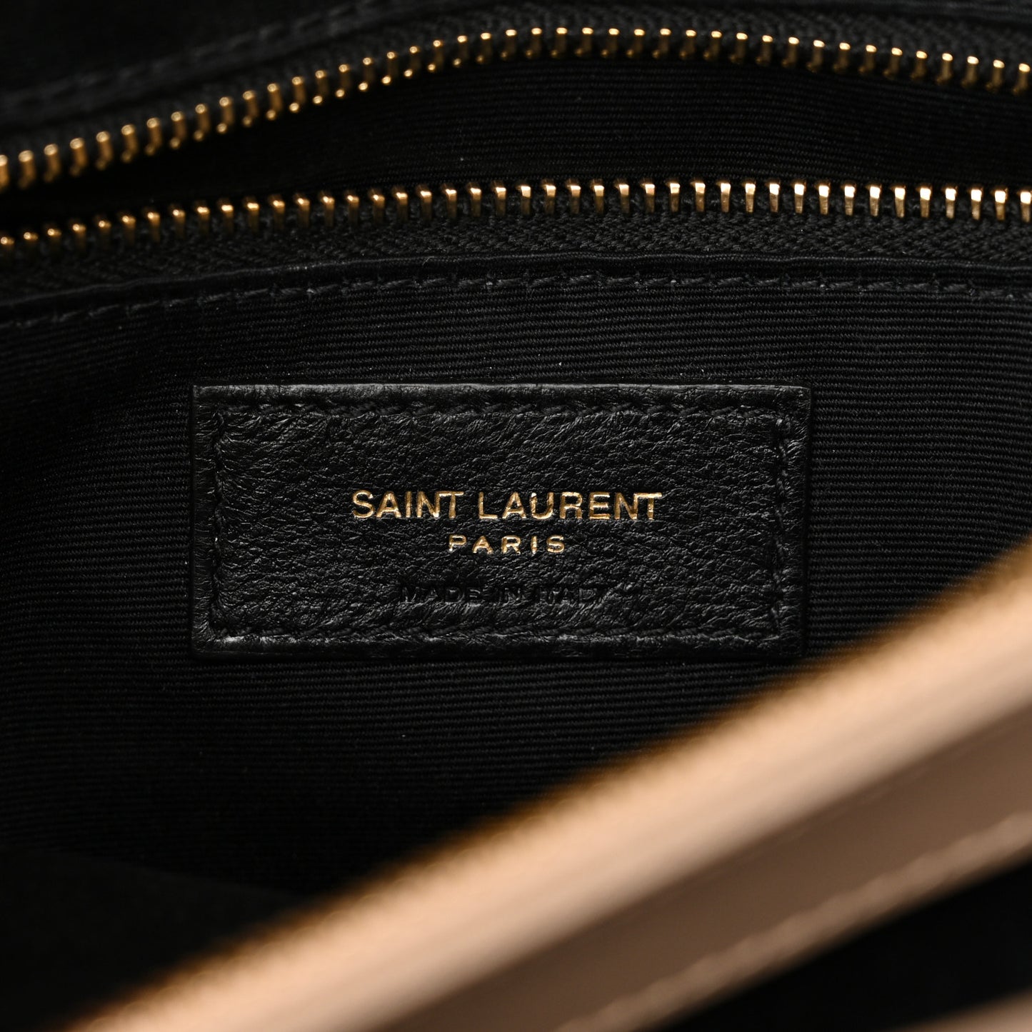 Calfskin Y Quilted Monogram Medium Loulou Chain Satchel Dark Beige