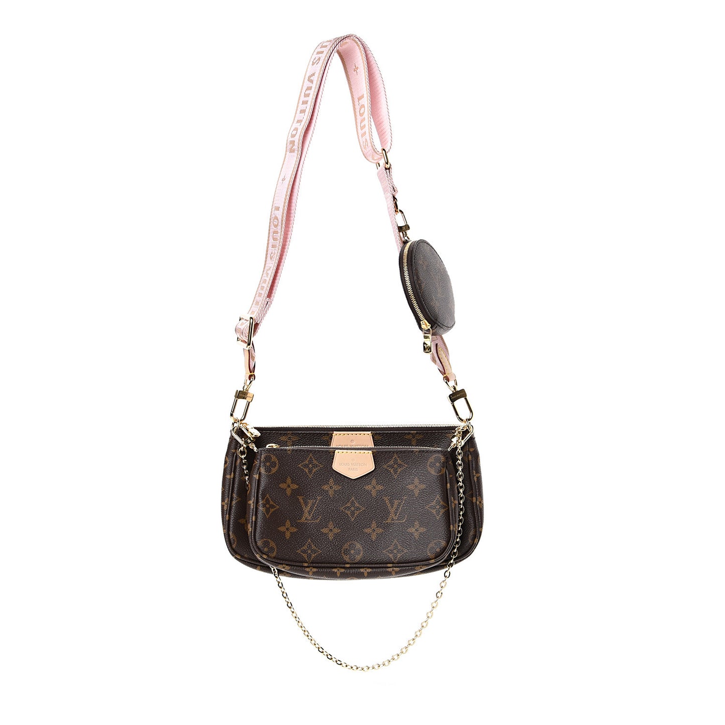 Monogram Multi Pochette Accessories Rose Clair