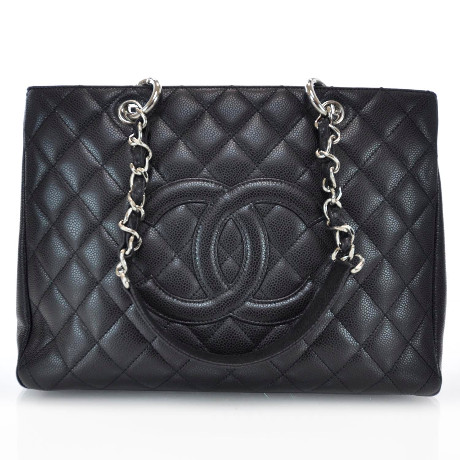 Chanel Caviar Grand Shopping Tote GST Black 1 of 6