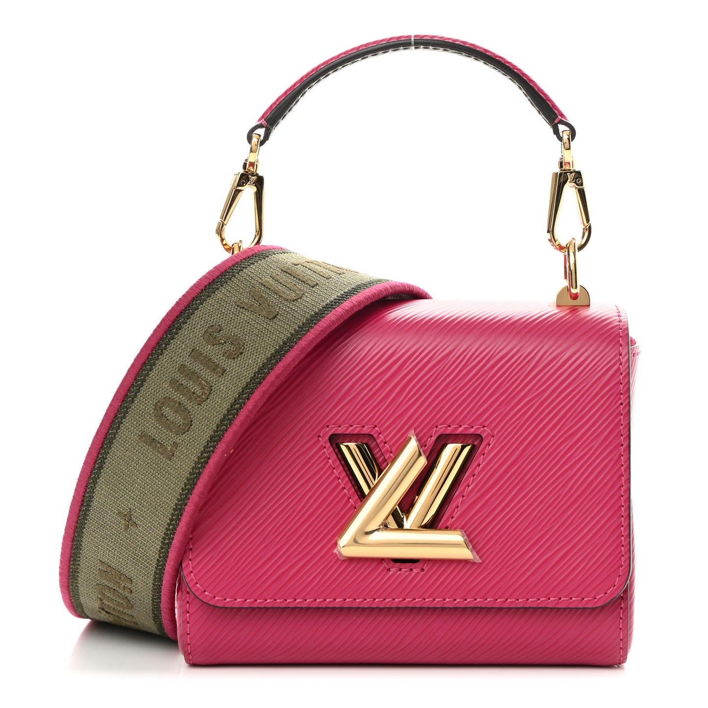 Epi Twist Shoulder Bag Mini Agathe Rose Pink