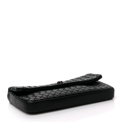 Bottega Veneta Nappa Intrecciato Turnlock Pouch Black 4 of 8