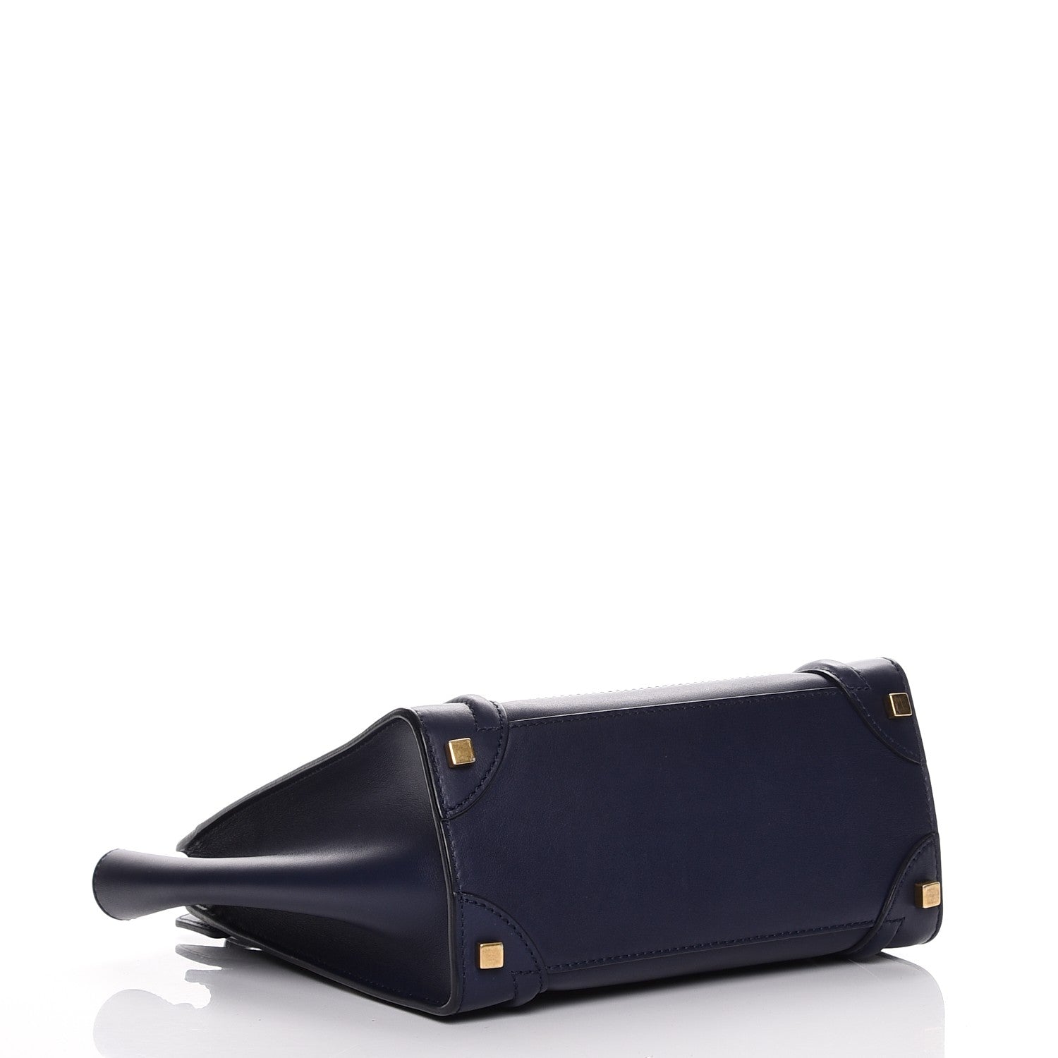Celine Smooth Calfskin Micro Luggage Navy Blue 4 of 7