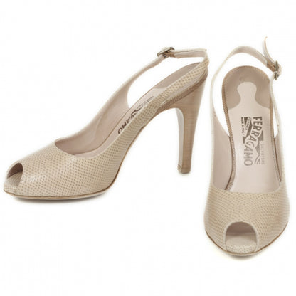 FASHIONPHILE SALVATOREFERRAGAMOLizardSlingbackHeels8.5 1 of 10