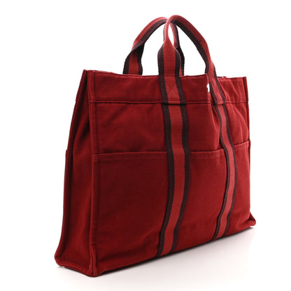 Hermes Canvas Fourre Tout MM Red 3 of 10