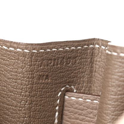 Hermes Togo Horseshoe Kelly Retourne 35 Etoupe 5 of 9