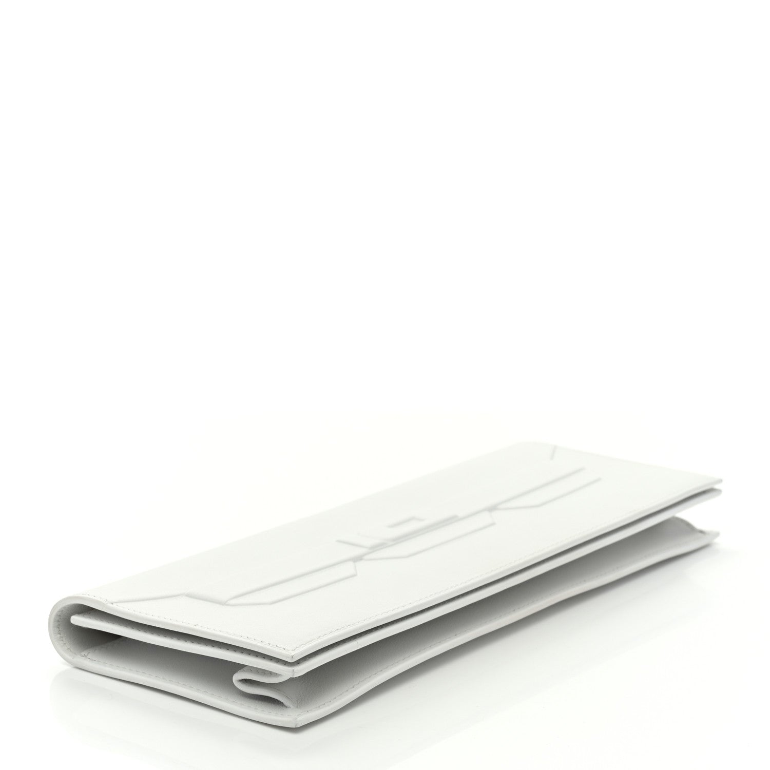 Hermes Swift Shadow Clutch 29 White 4 of 8