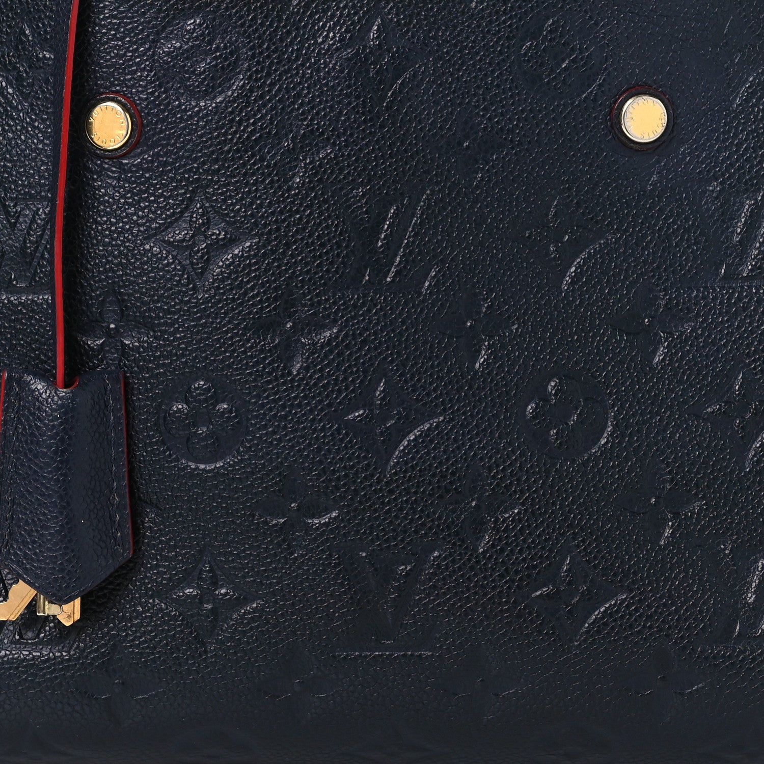 Louis Vuitton Empreinte Montaigne BB Marine Rouge 7 of 15