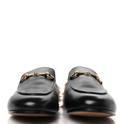 Gucci Calfskin Fur Womens Princetown Slippers 39 Black 2 of 7