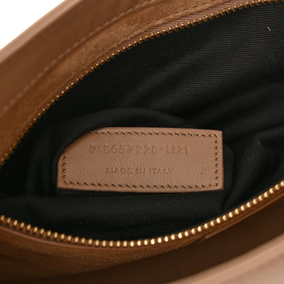 Saint Laurent Smooth Calfskin Le 5 A 7 Hobo Dark Beige 7 of 11