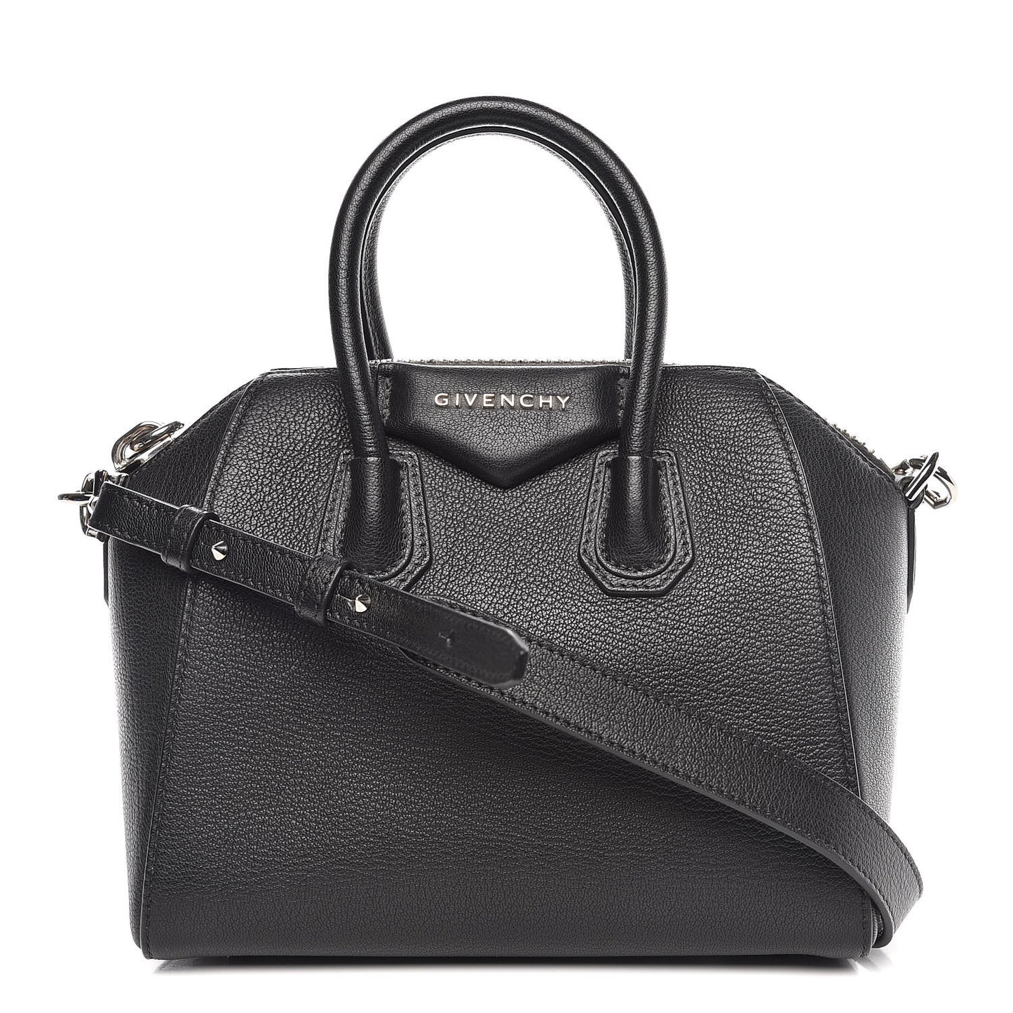 Sugar Goatskin Mini Antigona Black