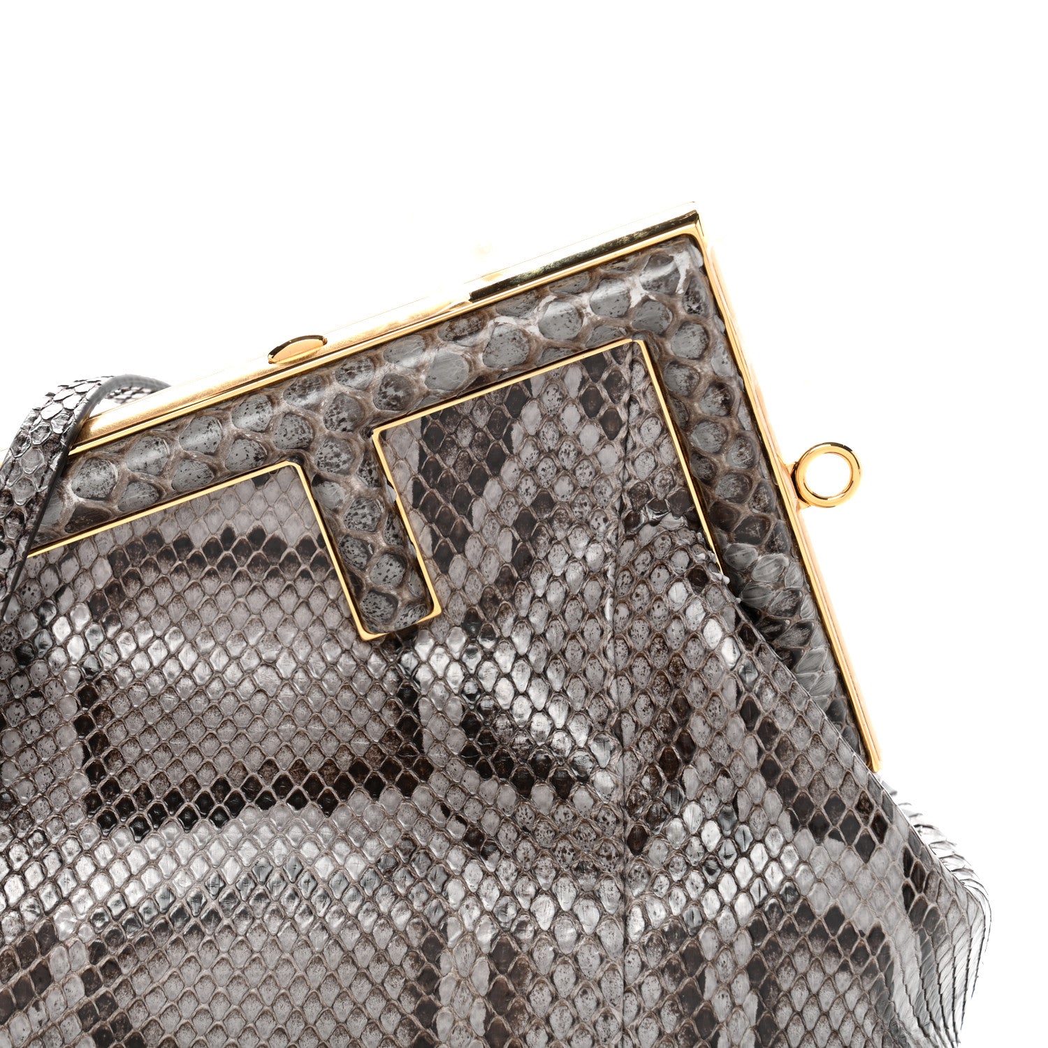 Fendi Snakeskin Small Fendi First Asfalto 8 of 12