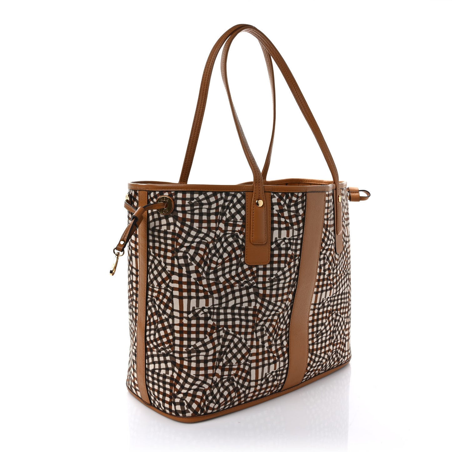 Visetos Medium Liz Reversible Shopper Tote Cognac