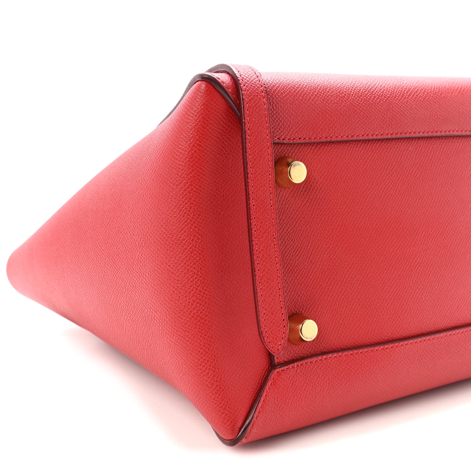 Celine Grained Calfskin Mini Belt Bag Coquelicot 9 of 10