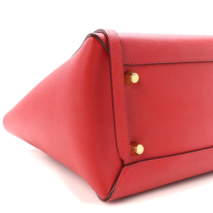 Celine Grained Calfskin Mini Belt Bag Coquelicot 9 of 10
