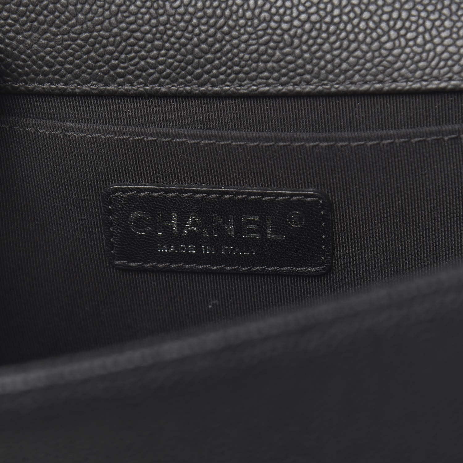 Chanel Caviar Quilted Medium Boy Flap Black 6 of 14