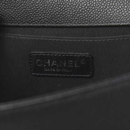 Chanel Caviar Quilted Medium Boy Flap Black 6 of 14